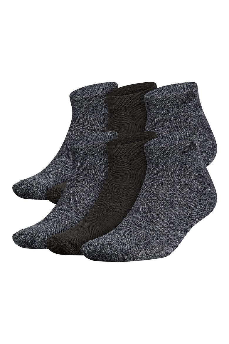 6-Pack Athletic Low Cut Socks, Alternate, color, BLACK