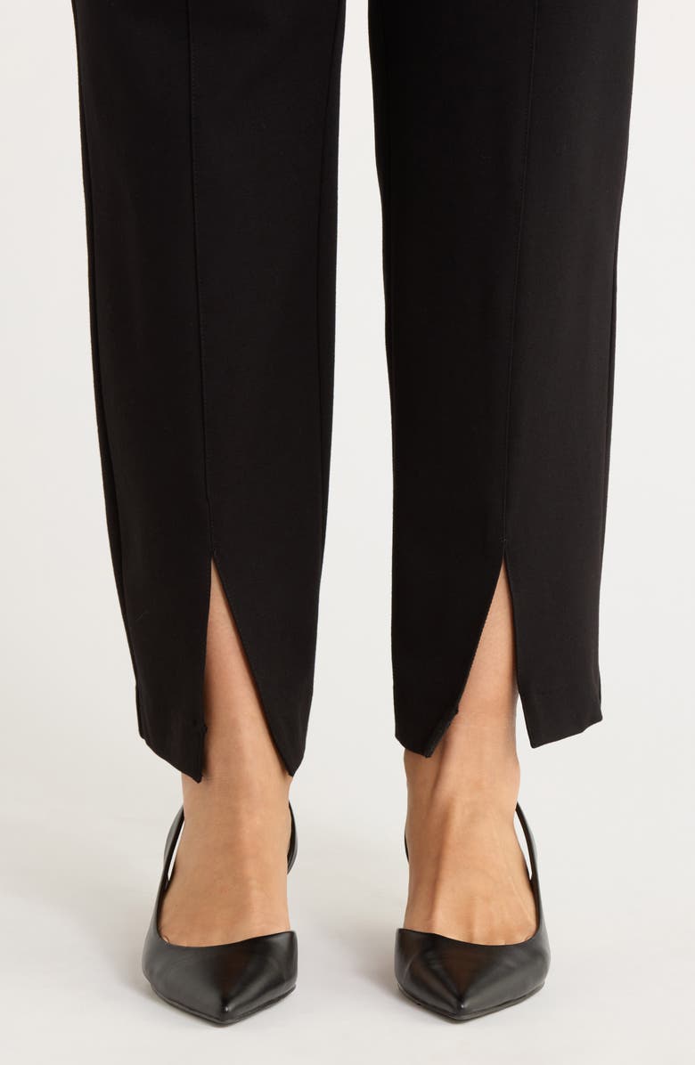 AK ANNE KLEIN Slit Cuff Pull-On Pants, Alternate, color, Anne Black