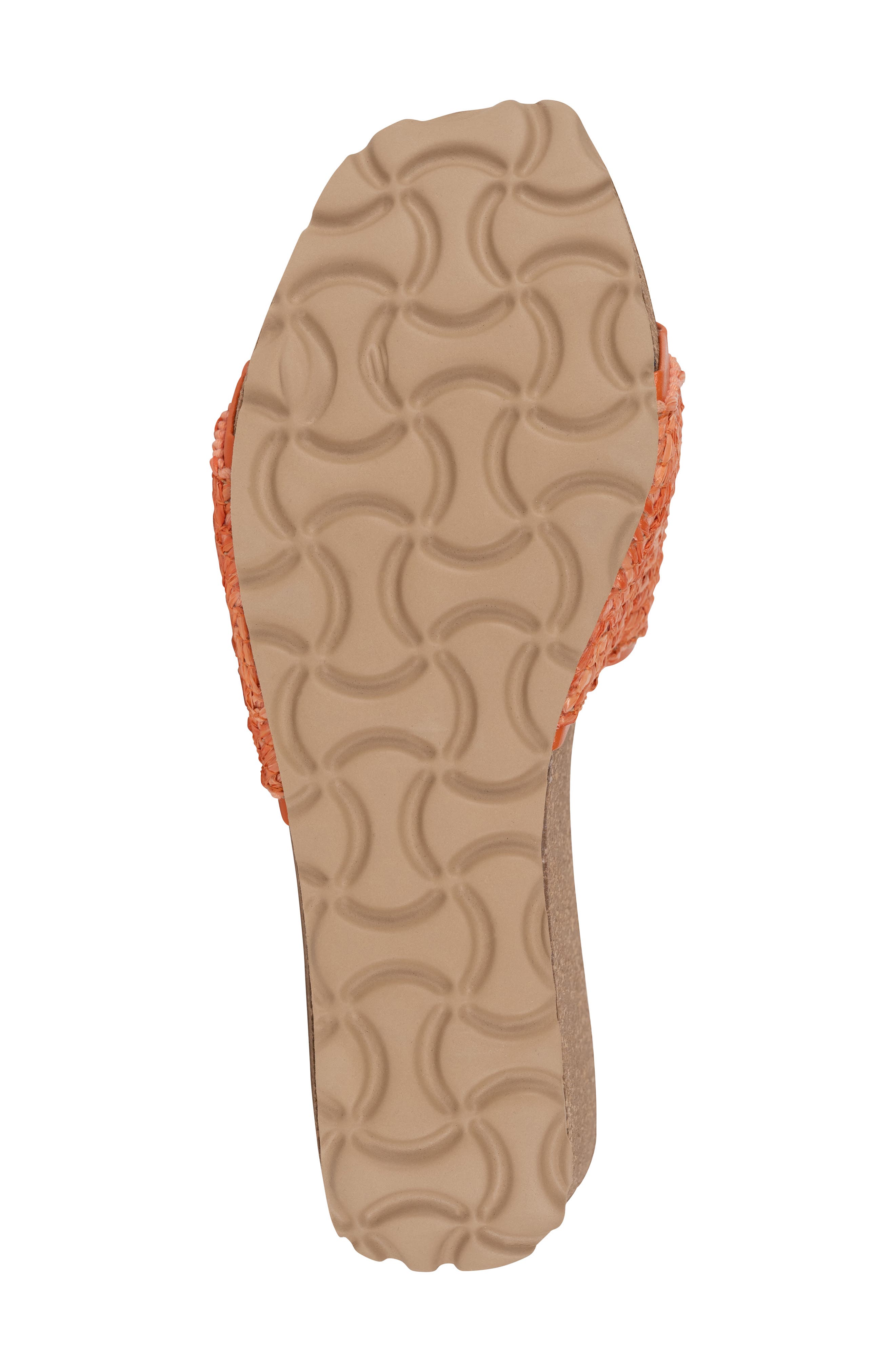 Ibbie Platform Wedge Slide Sandal, Alternate, color, ORANGE