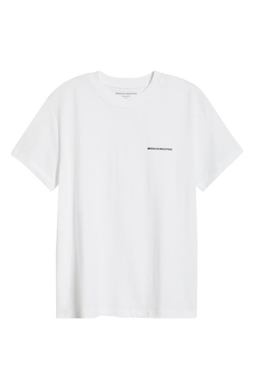 Brooklyn Industries Logo Detail Cotton T-shirt In White