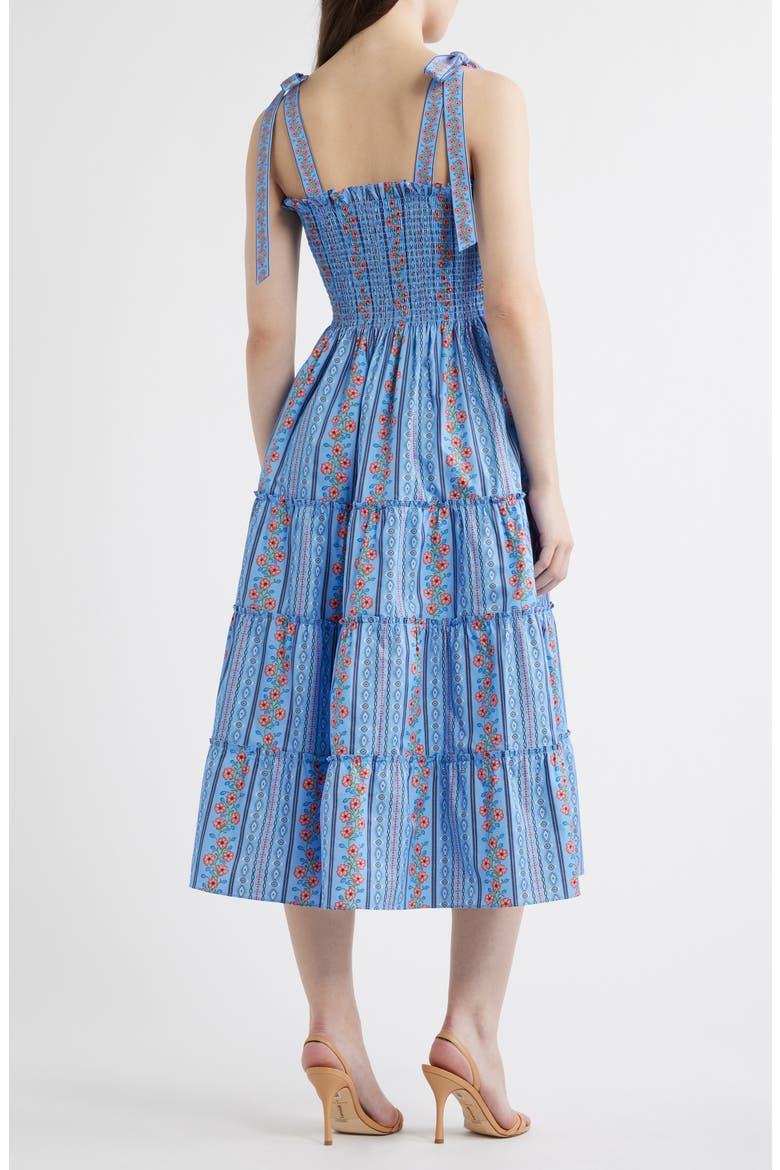 ellie floral midi dress Ellie Floral Midi Dress  VICI