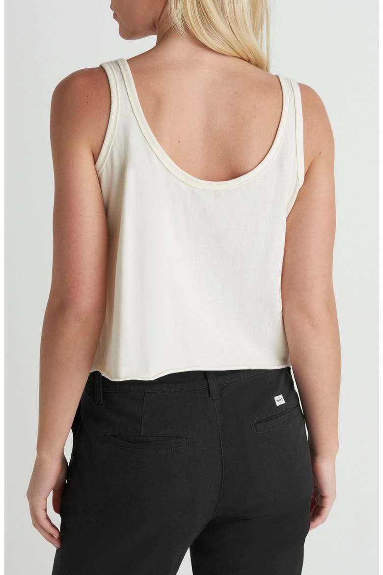 California Crop Cotton Jersey Tank, Alternate, color, OFF WHITE