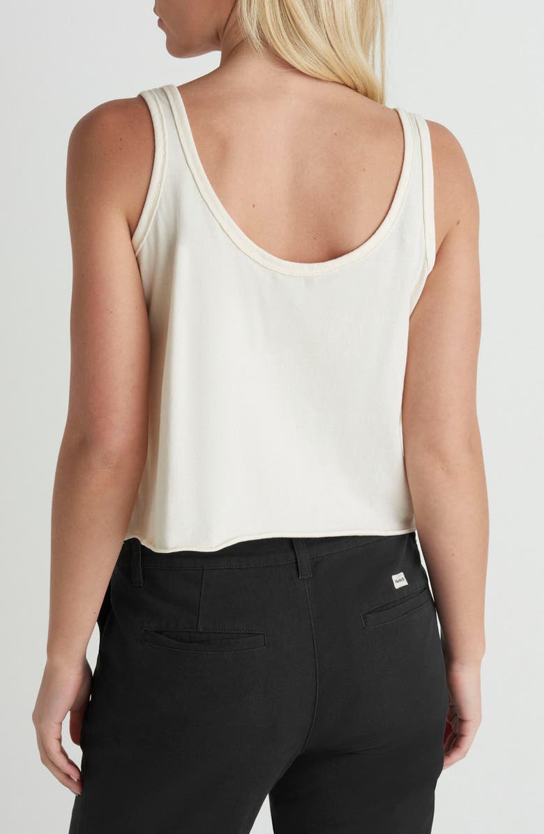 Hurley California Crop Cotton Jersey Tank, Alternate, color, 