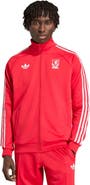 adidas Originals Men's adidas Originals  Red Liverpool Culturewear Full-Zip Track Jacket