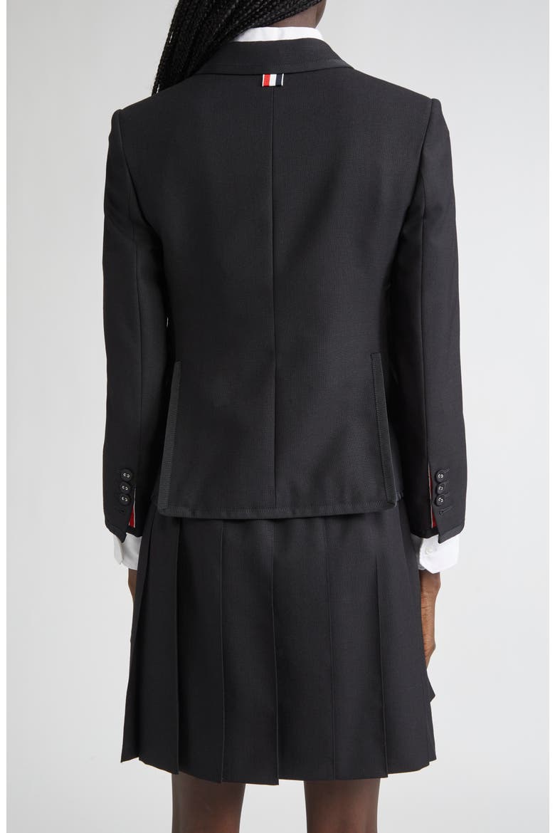 High Armhole Wool Fresco Sport Coat, Alternate, color, BLACK