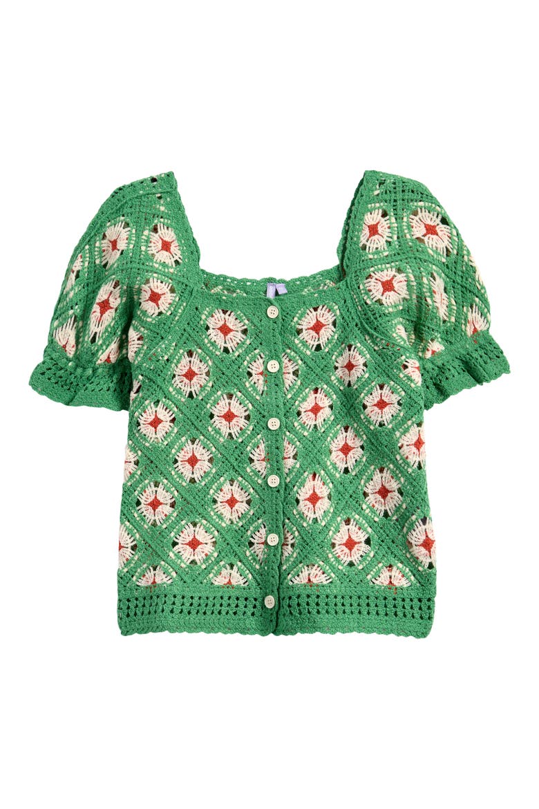 Kids' Cotton Blend Top, Main, color, GREEN