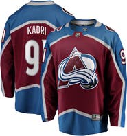 FANATICS Men's Fanatics Nazem Kadri Burgundy Colorado Avalanche Home Breakaway Jersey