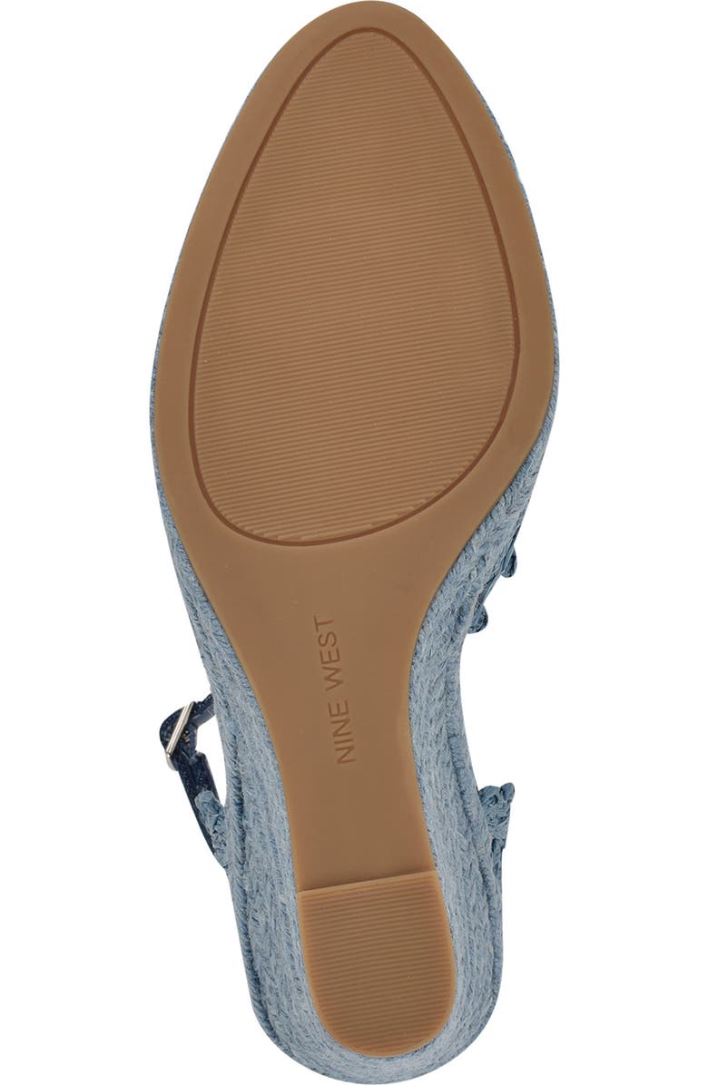 Nine West Mckinly Ankle Strap Wedge Sandal, Alternate, color,