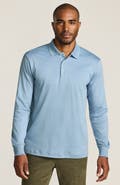 Lands' End Long Sleeve Cotton Supima Polo Shirt