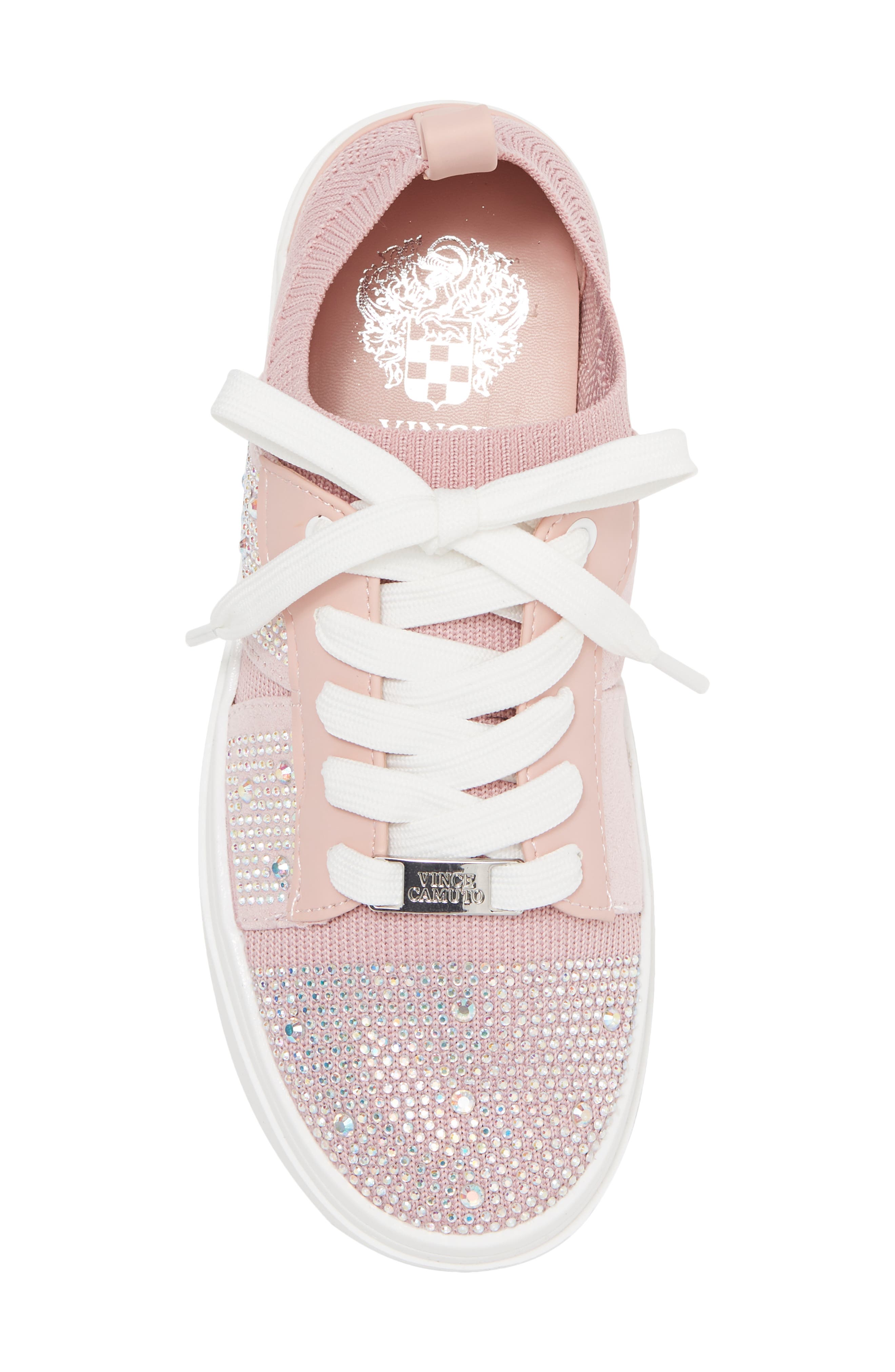Vince Camuto Kids' Rhinestone Fashion Sneaker, Alternate, color, 
