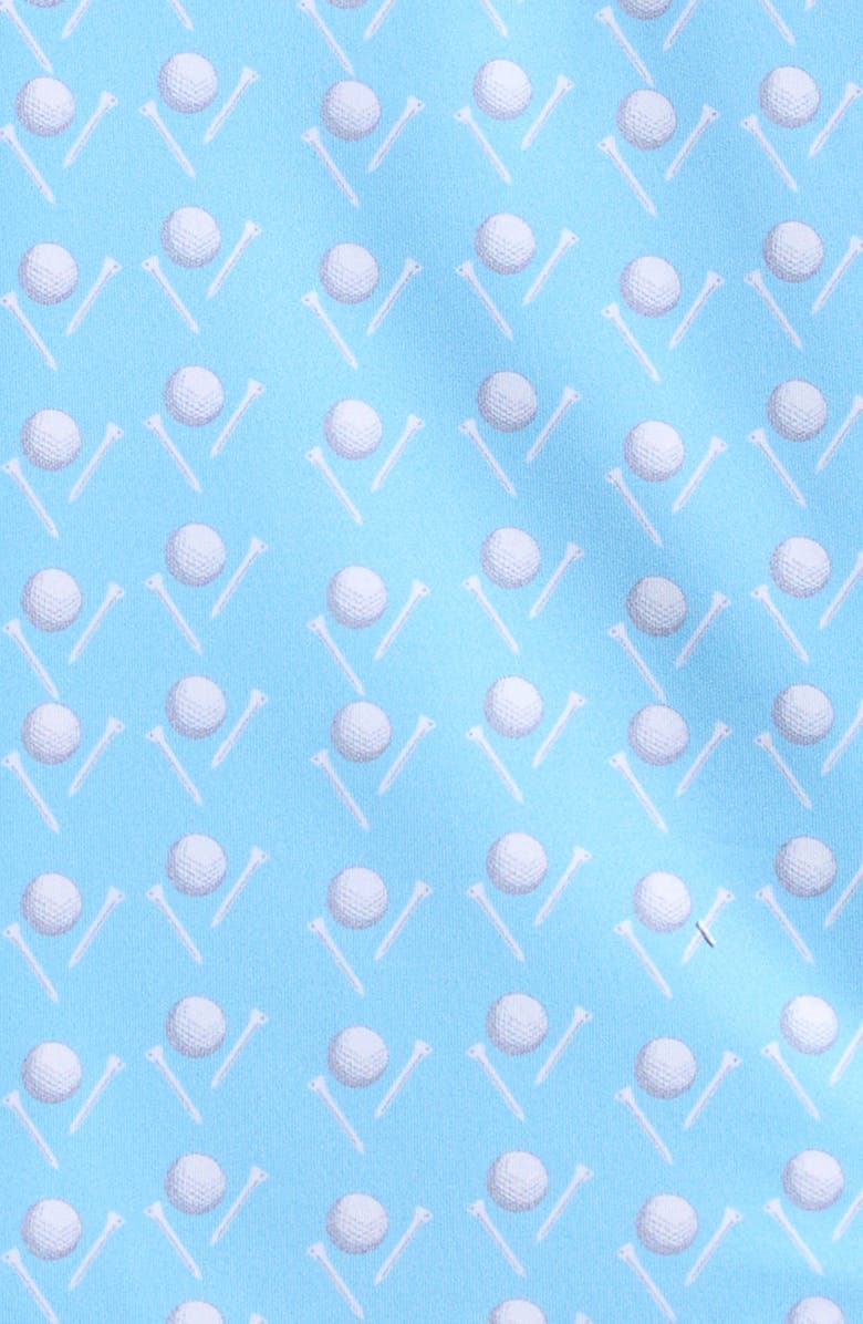 AMERICAN FIT Kids' Golf Ball Print Quarter Zip Sweatshirt, Alternate, color, Medium Blue