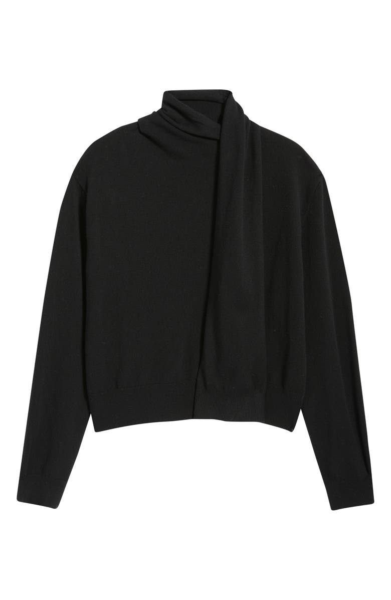 Rails Cortina Scarf Neck Wool & Cashmere Sweater, Alternate, color, Black