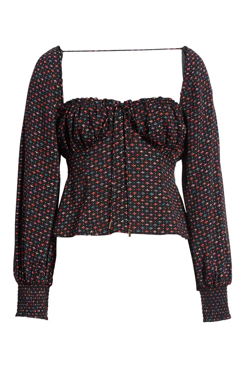 Isadora Corset Top, Alternate, color, MULTI GEO