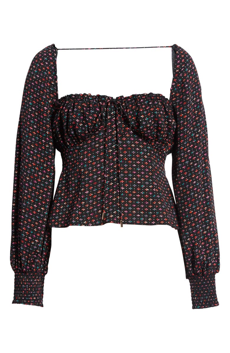 AFRM Isadora Corset Top, Alternate, color, Multi Geo