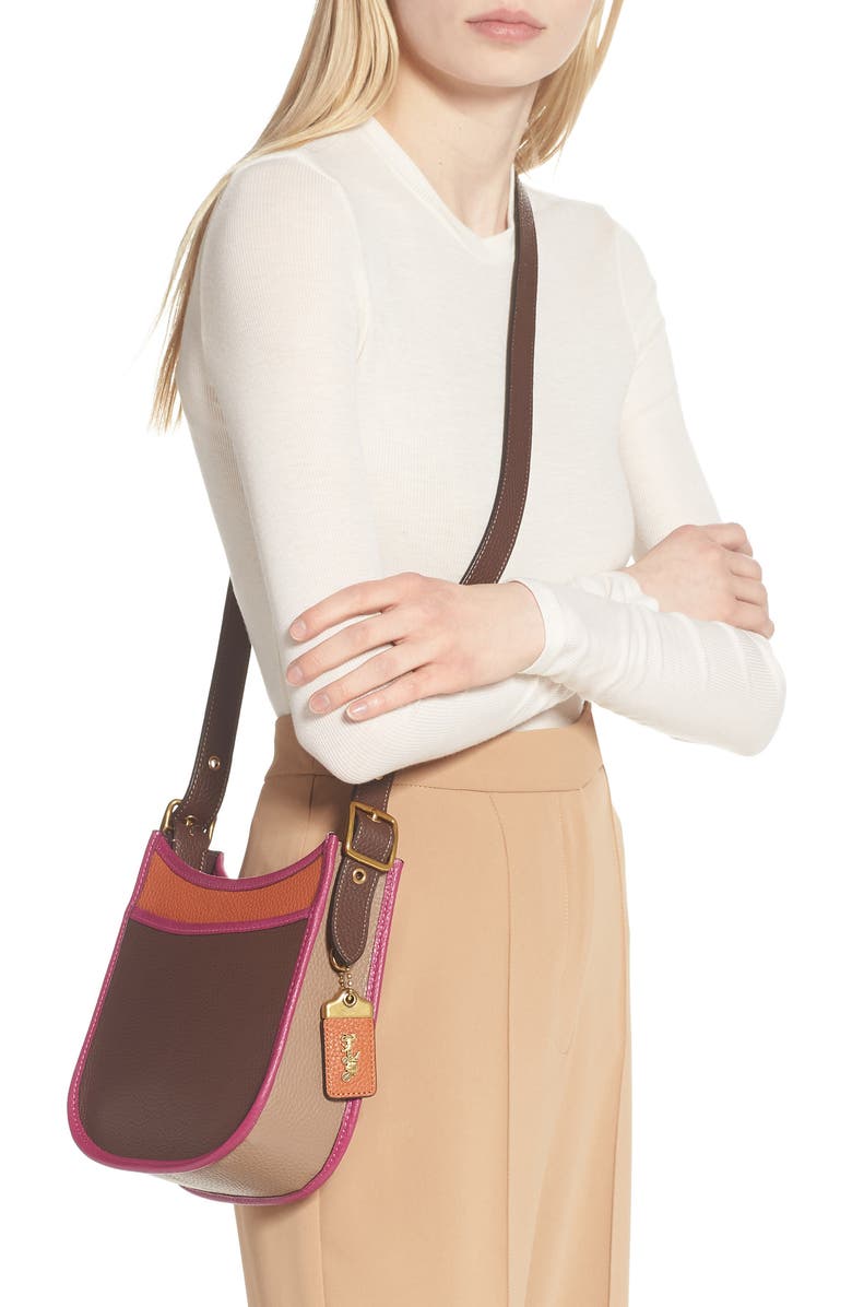 COACH Emery 21 Colorblock Crossbody Bag, Alternate, color,