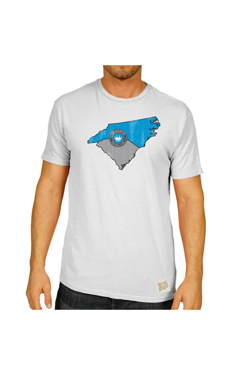 Retro Brand Men's Original Retro Brand White Charlotte FC Slub T-Shirt, Main, color, 