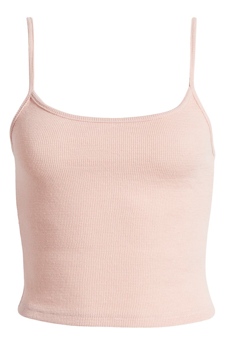 EDIKTED Ella Waffle Knit Camisole, Alternate, color, 