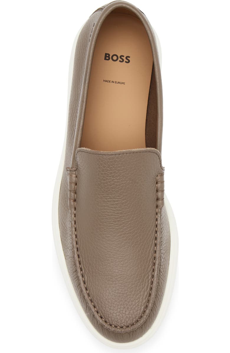 BOSS Sienne Moc Toe Loafer, Alternate, color, Medium Beige