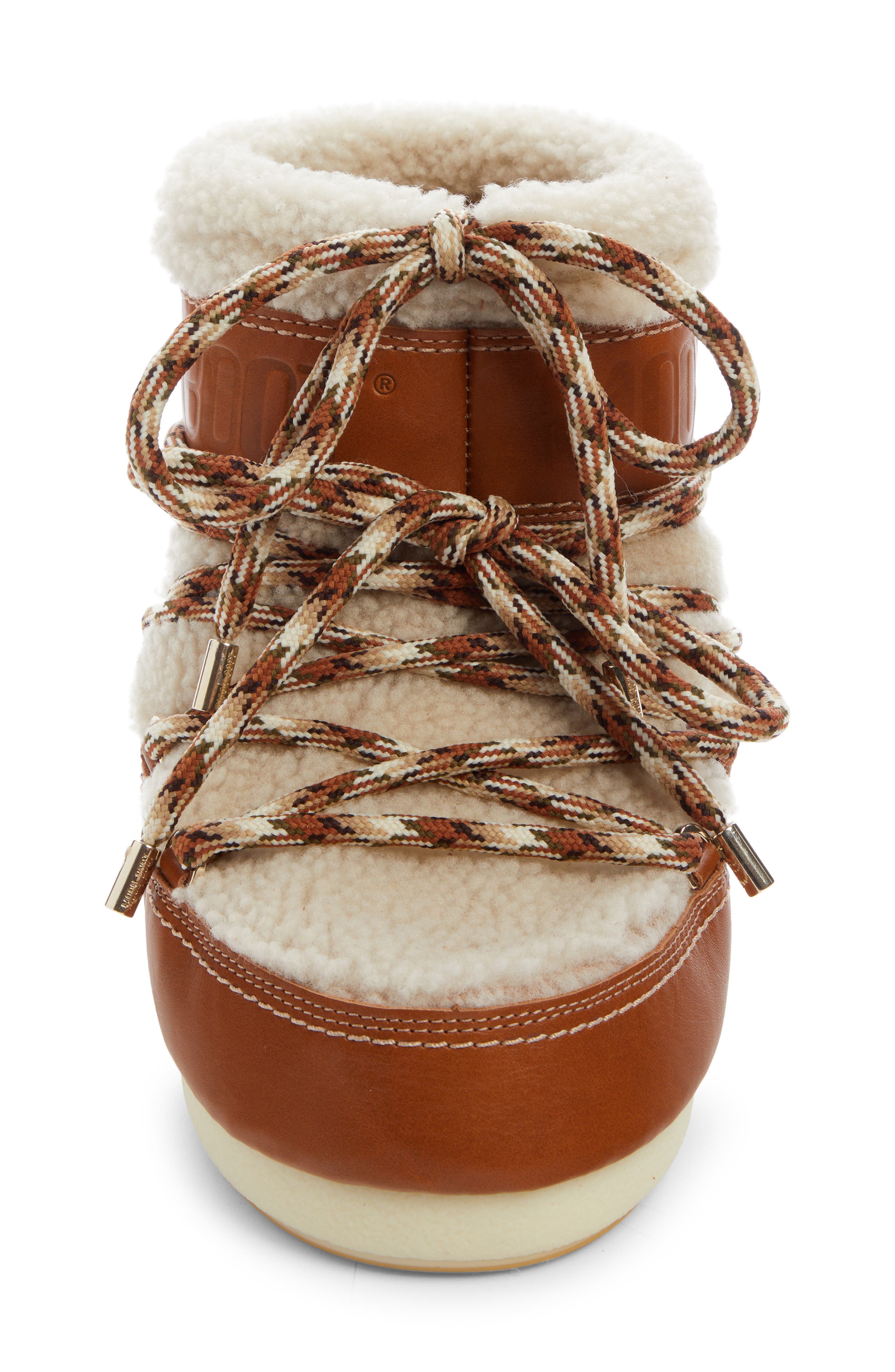 x Moon Boot® Lace-Up Boot, Alternate, color, LUMINOUS OCHRE