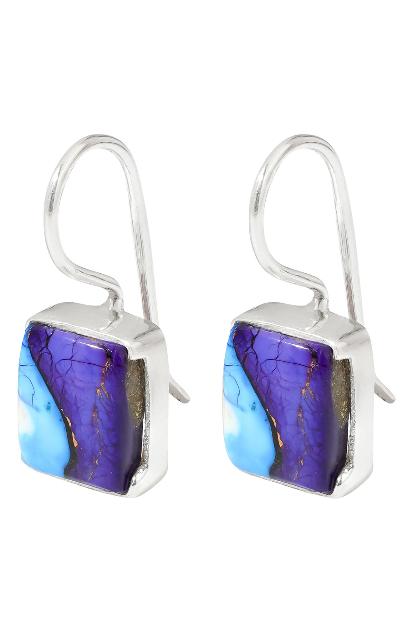 Semiprecious Stone Drop Earrings