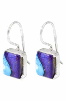 Semiprecious Stone Drop Earrings