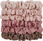 Kitsch Satin Ultra Petite 6-Pack Scrunchies