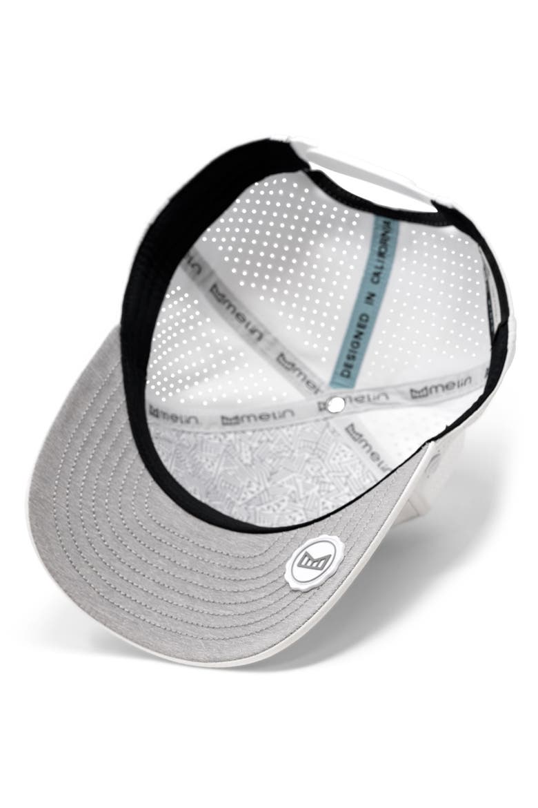 Odysea Stacked Hydro Performance Snapback Hat, Alternate, color, SNOW CAMO