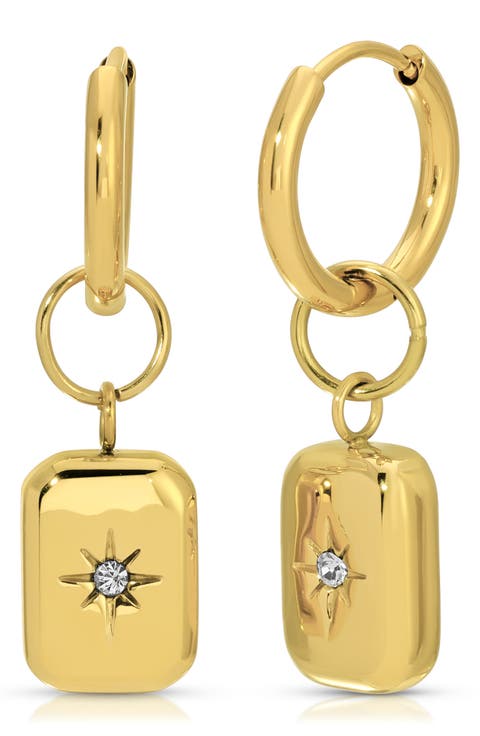 Illion Drop Hoop Earrings