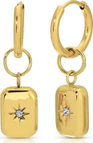 KOZAKH Illion Drop Hoop Earrings