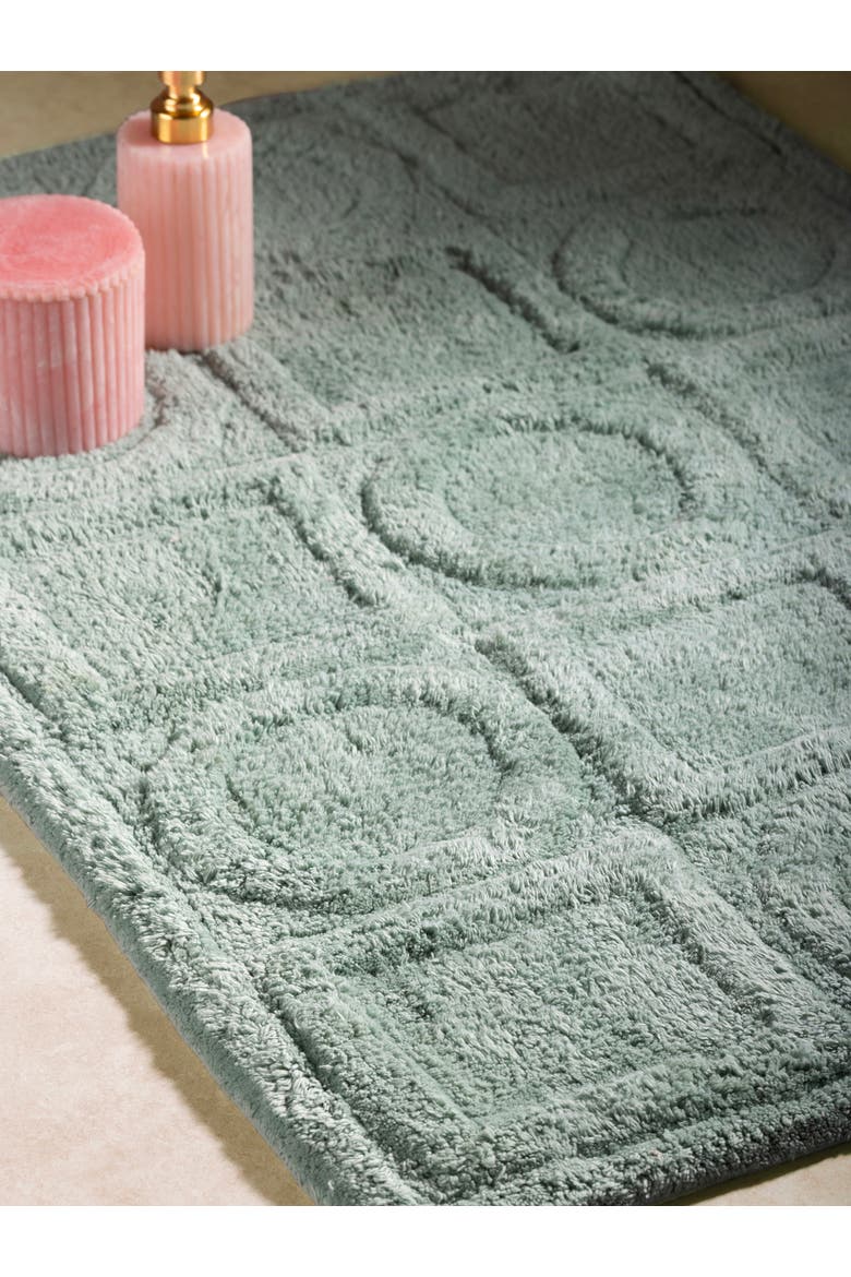Almaty Bath Mat 24"X36", Alternate, color, Teal