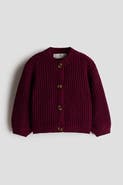 H&M Chenille-knit Cardigan