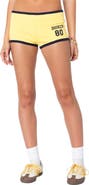 EDIKTED Brooklyn Contrast Micro Shorts