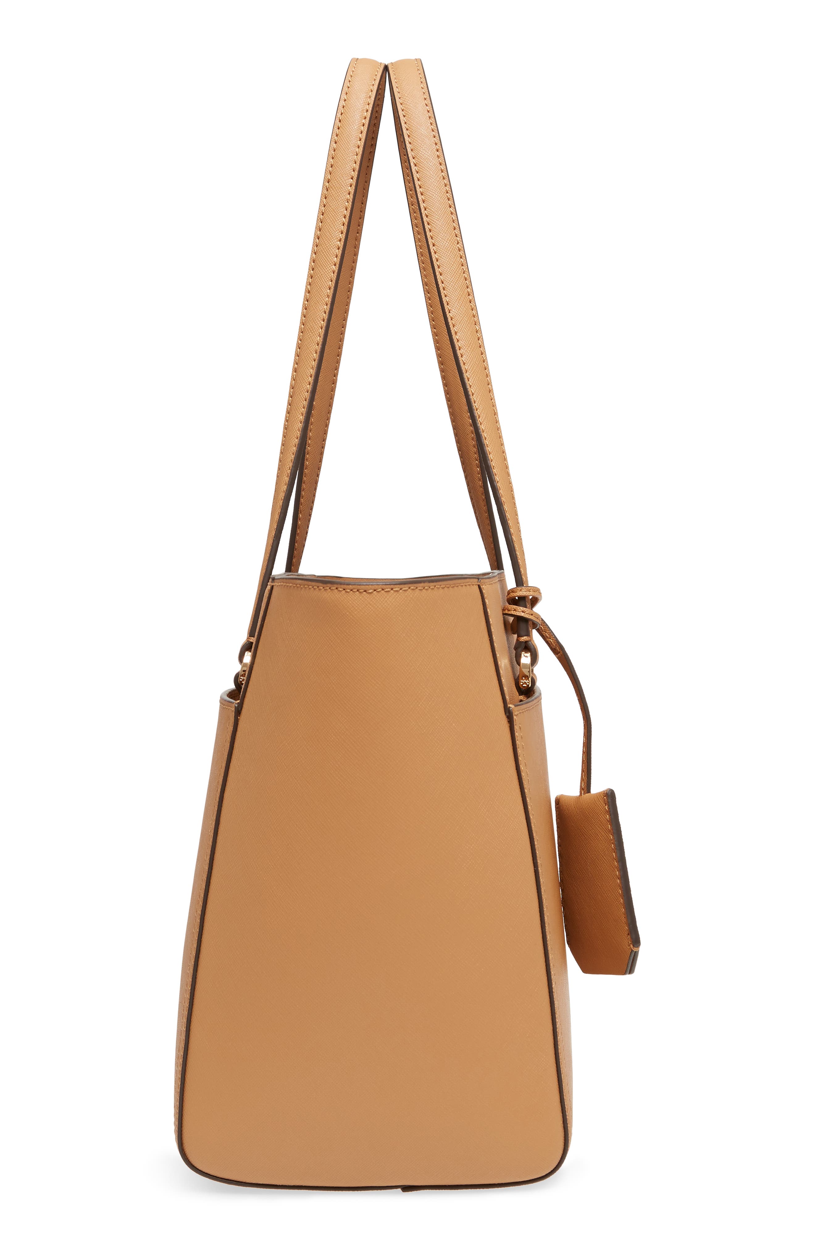 Small Robinson Leather Tote, Alternate, color, CARDAMOM / ROYAL NAVY