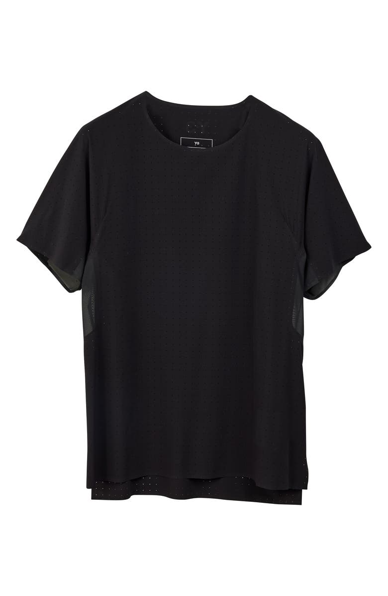 Y-3 Run Mesh T-Shirt, Main, color, 