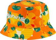 New Era Men's New Era Orange Miami Dolphins Citrus Bucket Hat