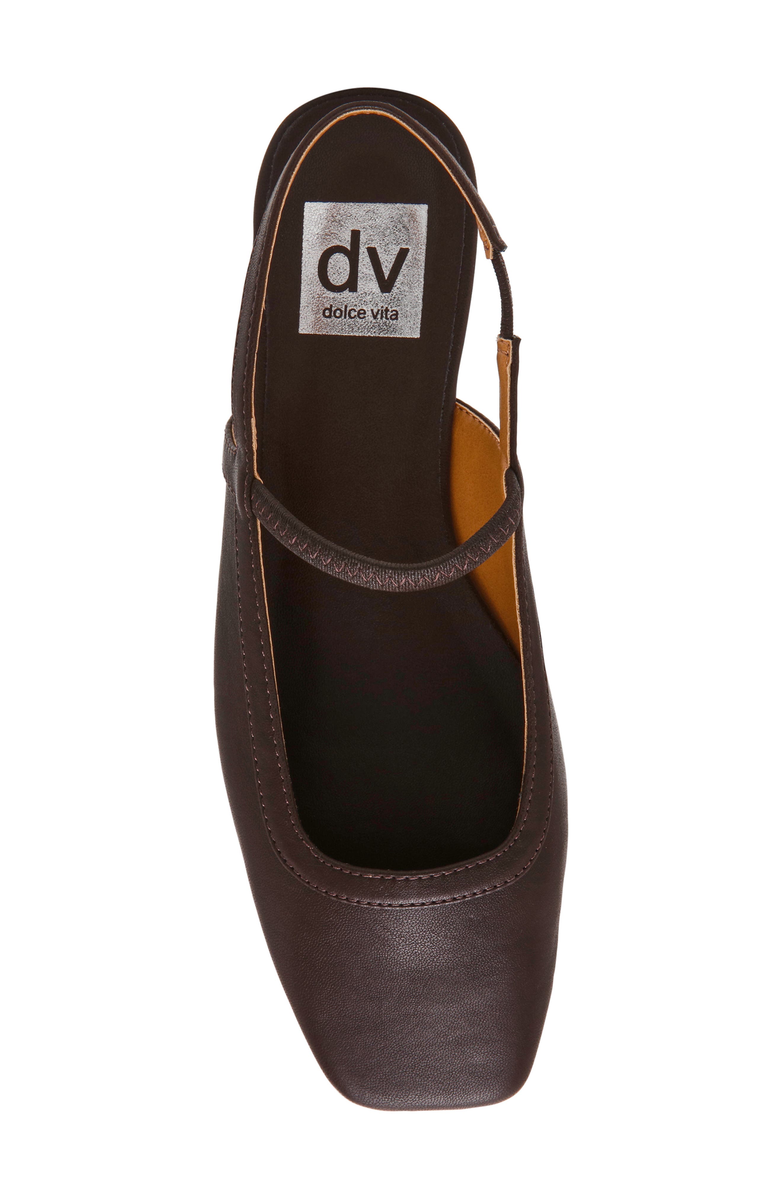 Fiera Slingback Flat, Alternate, color, BROWN SMOOTH