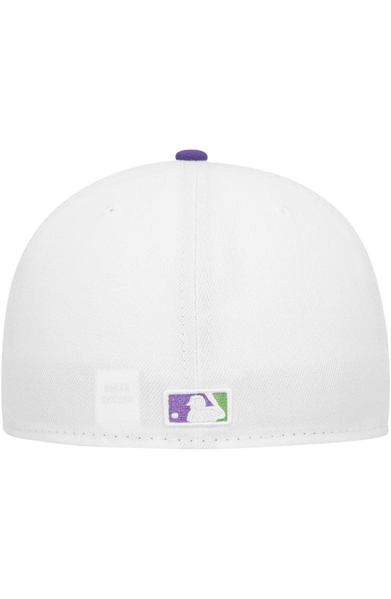 New Era Men's New Era White Tampa Bay Rays Side Patch 59FIFTY Fitted Hat, Alternate, color, White