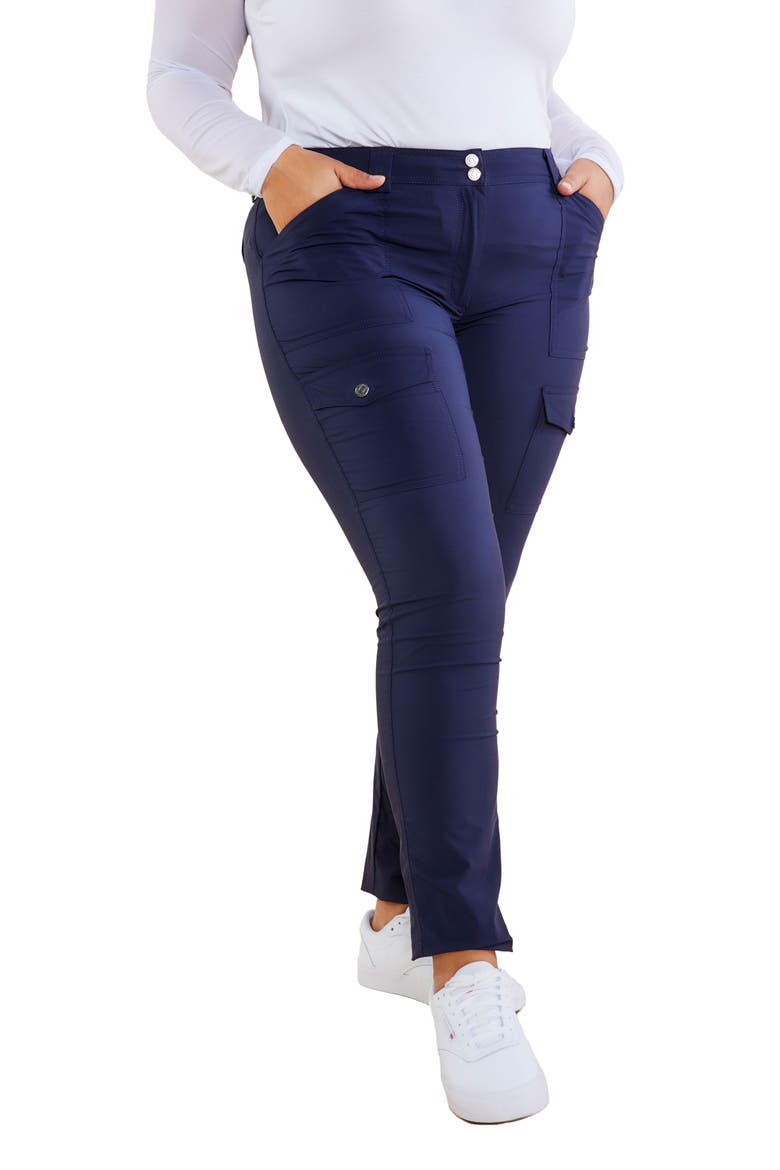 The Kate Skinny Cargo Pant, Alternate, color, NAVY