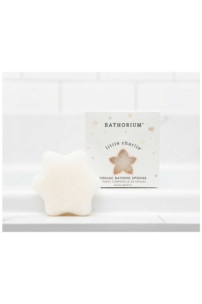 Little Charlie Konjac Bathing Sponge, Alternate, color, NO COLOR