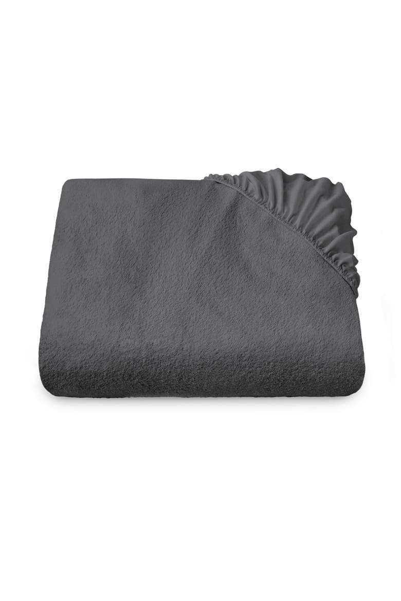Cotton Terry Waterproof Mattress Protector, Main, color, Grey
