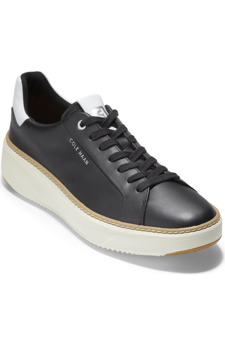 Cole Haan GrandPro Topspin Sneaker, Main, color, Black/Optic White/Cyber Yellow
