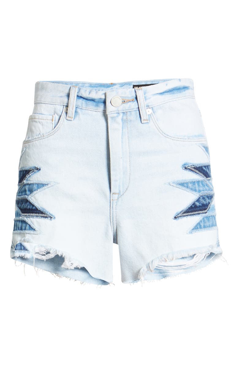 BLANKNYC The Barrow High Waist Cutoff Denim Shorts, Alternate, color,