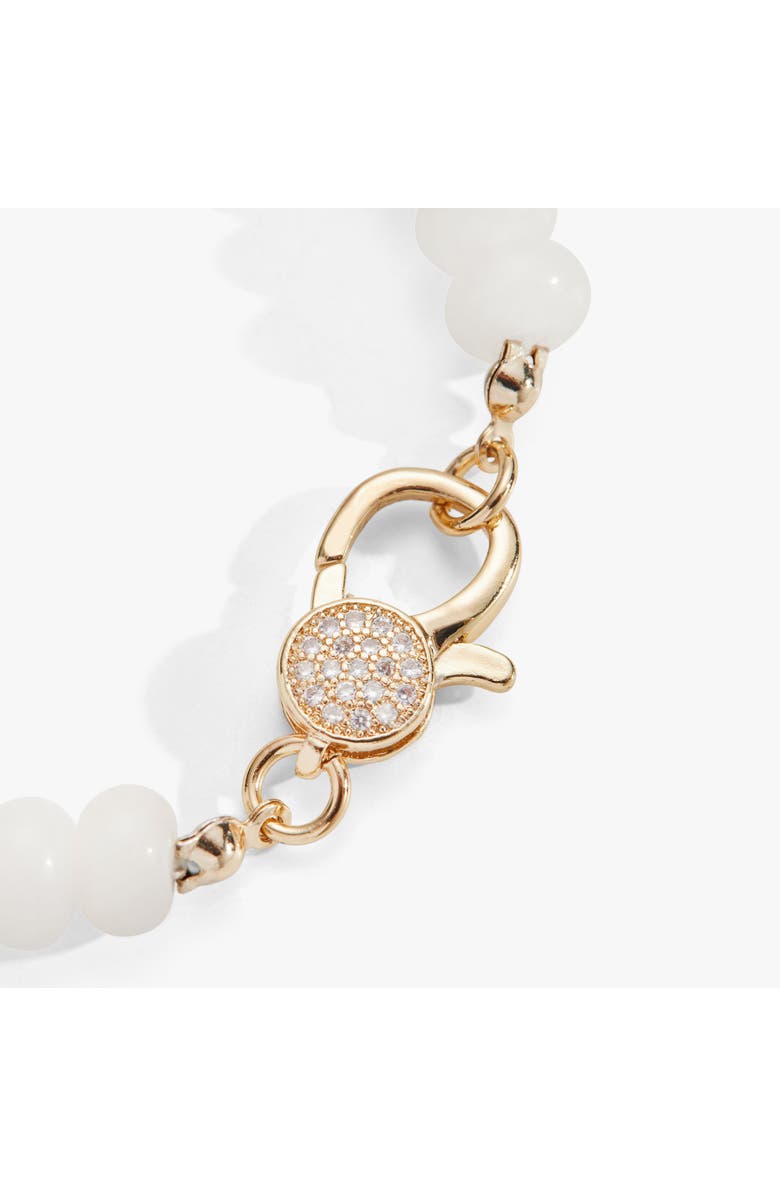 Alex and Ani White Jade Carabiner Bracelet, Alternate, color, 
