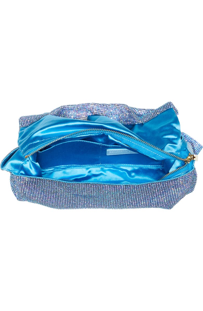 Benedetta Bruzziches Vitty Grande Crystal Mesh Shoulder Bag, Alternate, color,