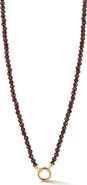 Ember Fine Jewelry 14K Gold Beaded Clasp Necklace
