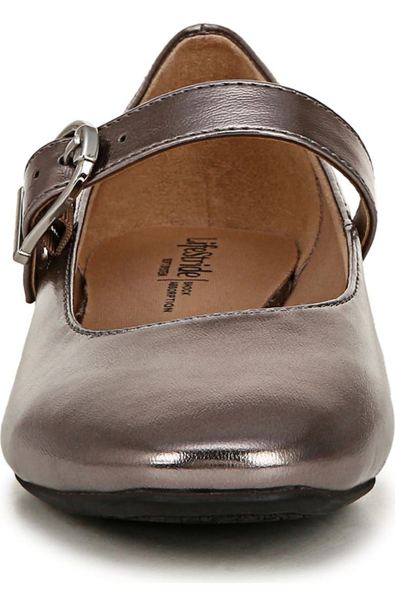 LifeStride Cameo Flat - Wide Width Available, Alternate, color, Pewter