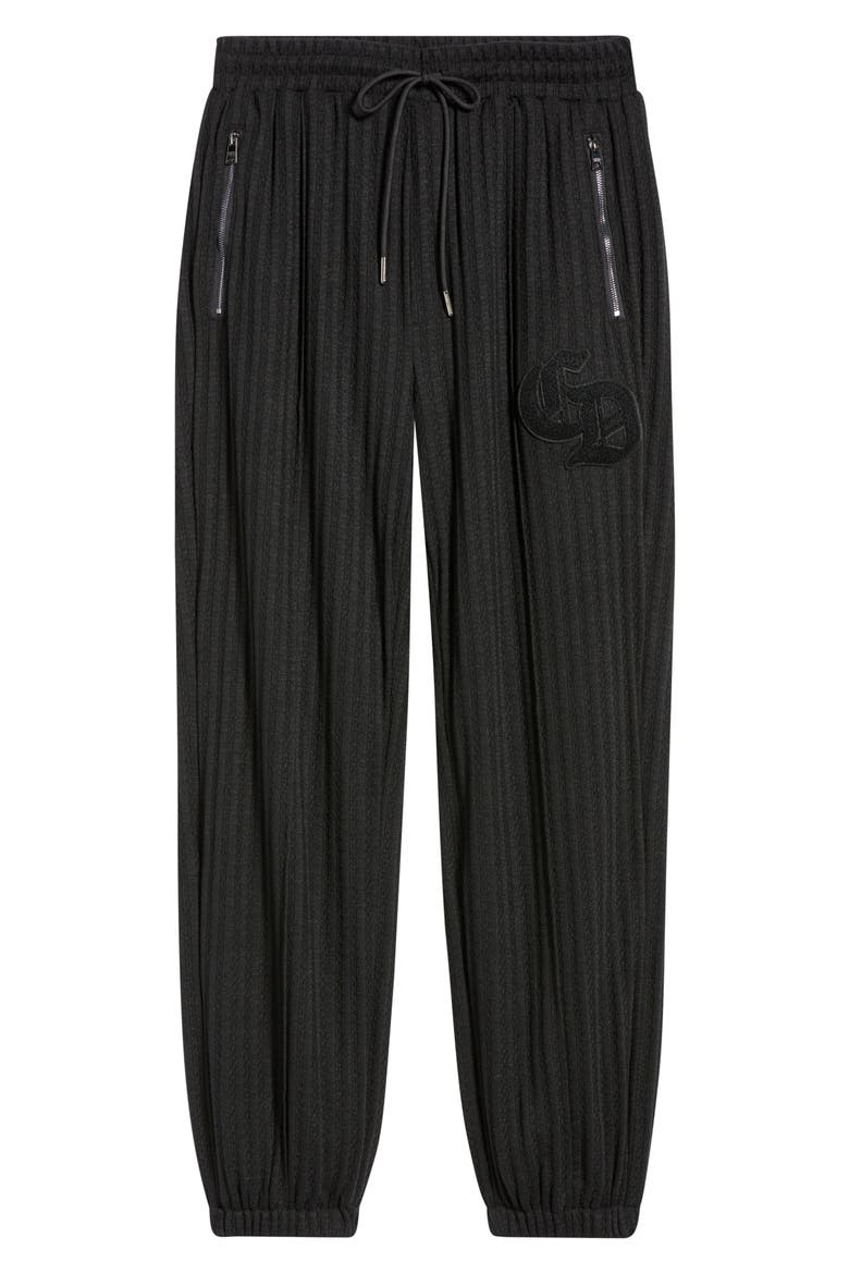 Stanford Rib Knit Sweatpants, Alternate, color, BLACK