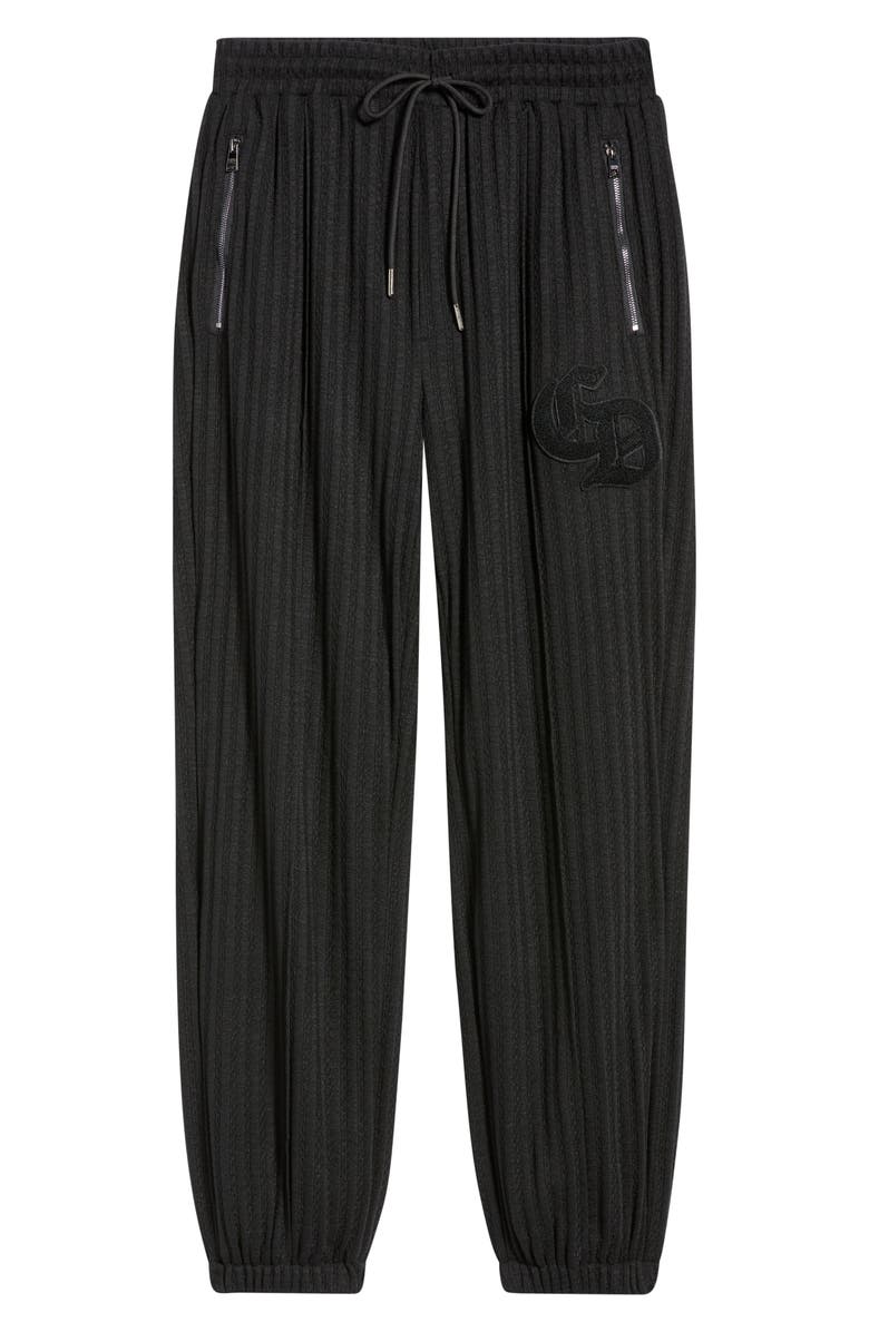 CRIMINAL DAMAGE Stanford Rib Knit Sweatpants, Alternate, color, Black