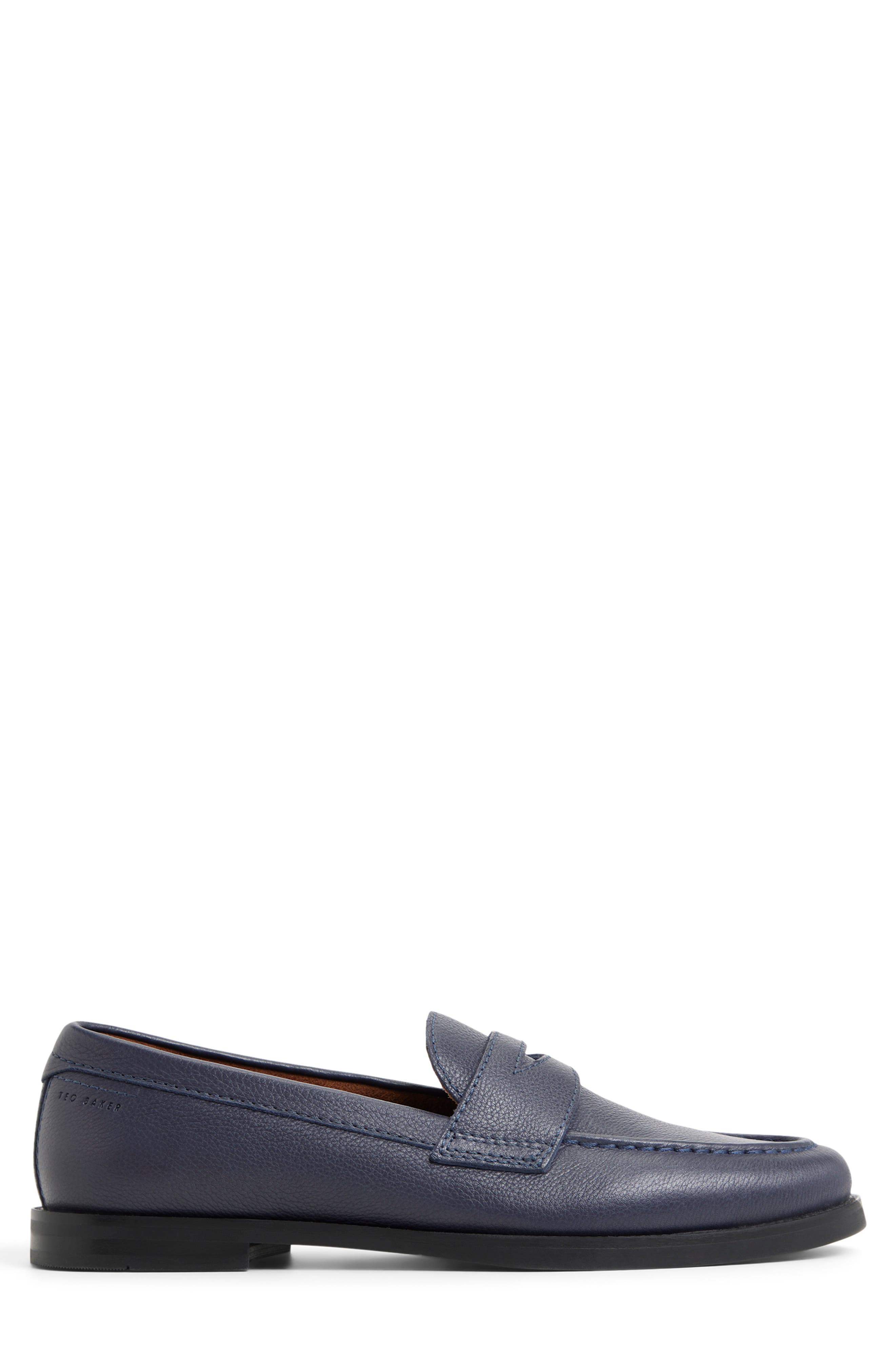 Ted Baker London Parliament Penny Loafer, Alternate, color, Eclipse