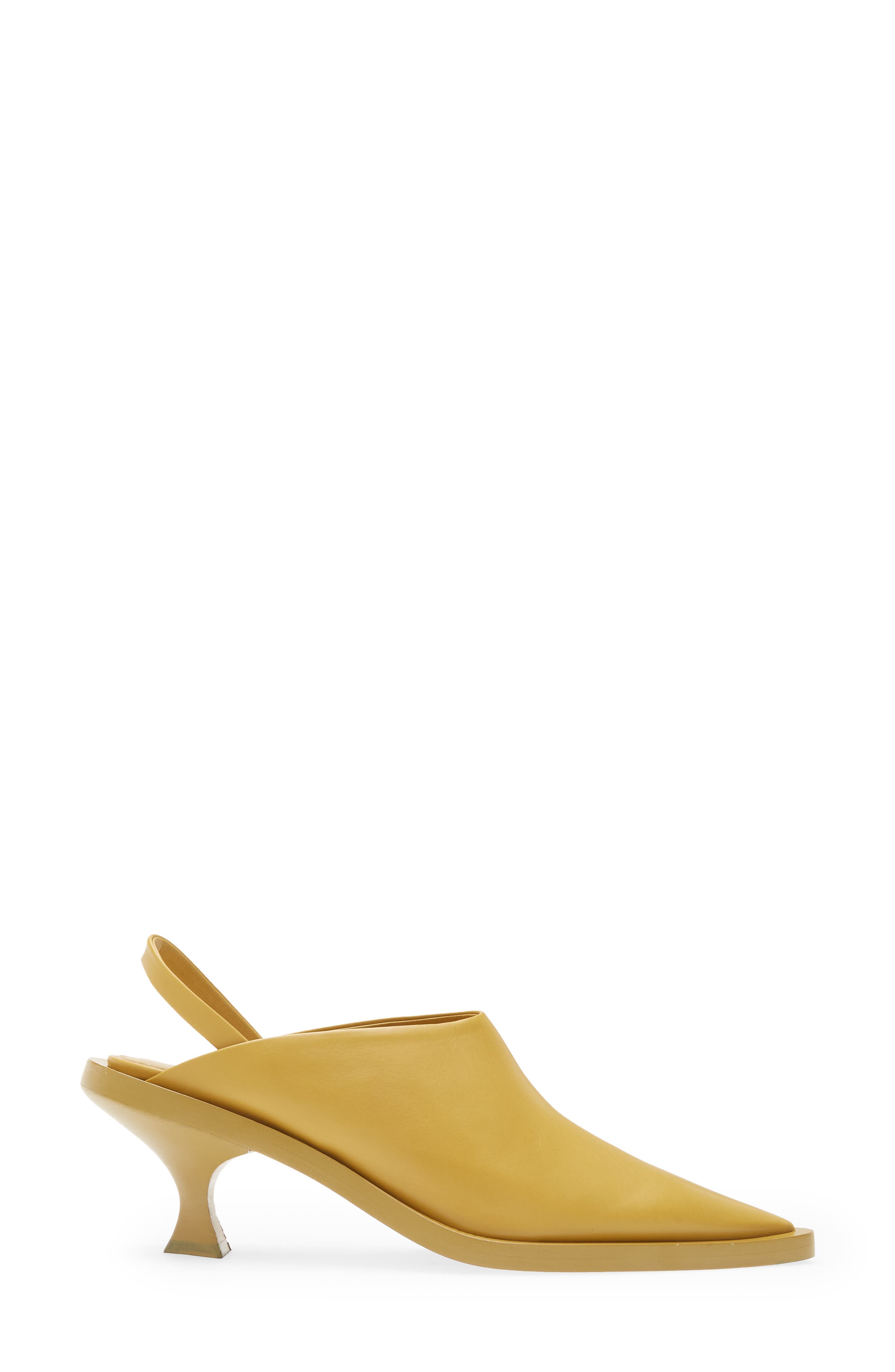 Jil Sander Pointed Toe Slingback Pump, Alternate, color, 